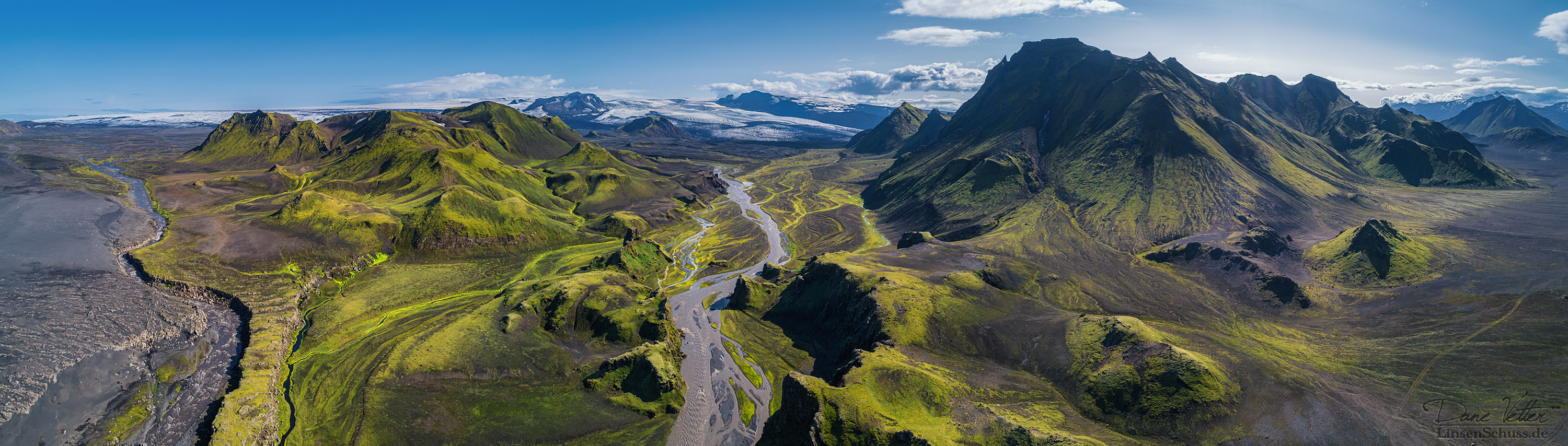 Von den grünen Bergen zum weißen Gletscher